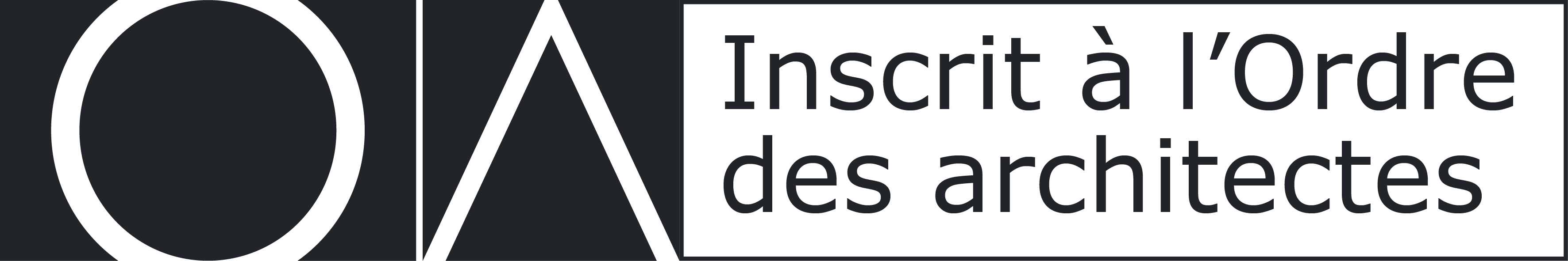 Inscrit au tableau de l'Ordre des Architectes des Pays de la Loire (logo)